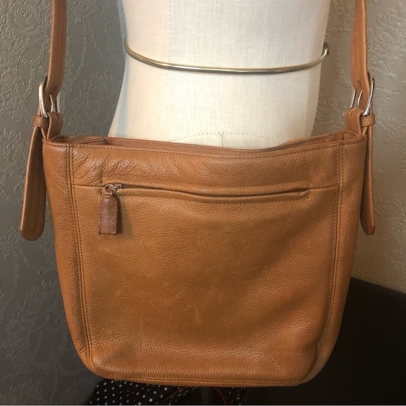 Tignanello brown crossbody purse leather handbag great condition - Picture 4 of 9
